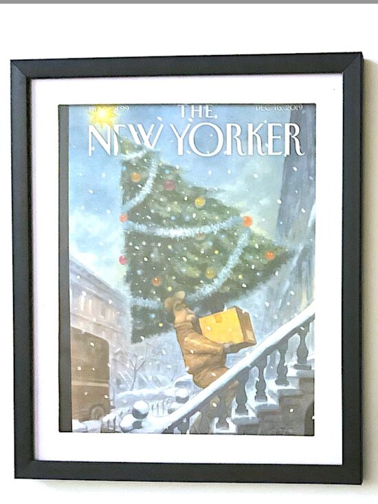 The New Yorker  magazine:  Dec. 16, 2019, "Priority Shipping",  Peter de Sève - Picture 1 of 2